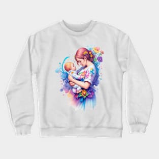 best mom Crewneck Sweatshirt